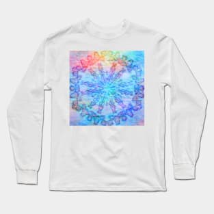 Tribal kaleidoscope on felt Long Sleeve T-Shirt